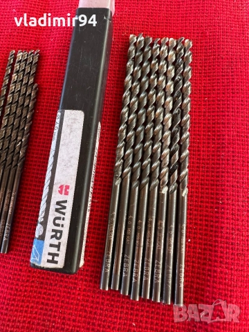 Wurth zebra Свредла за метал 3mm/3,5mm/4mm, снимка 4 - Други инструменти - 52944053