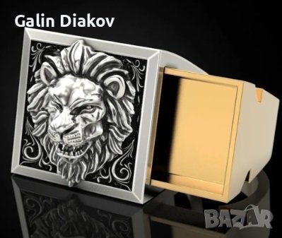 Пънкарски пръстен с тайник , снимка 2 - Пръстени - 42363365