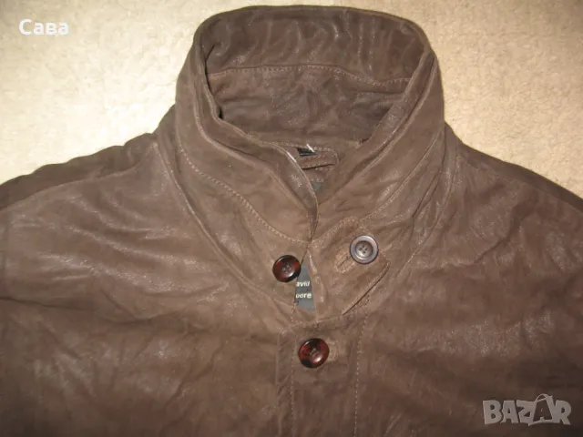 Кожено яке DAVID MOORE  мъжко,ХЛ, снимка 5 - Якета - 47907326