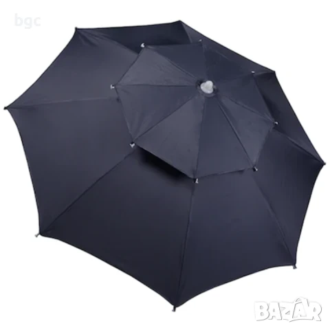 Нов Плажен чадър Kring, 2.2 м, Сив 2,2 х 2,2 метра, снимка 3 - Други - 50446180