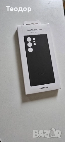 Оригинален кожен калъф Samsung EF-VS918LBEGWW за Galaxy S23 Ultra