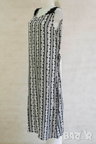 Черно-бяла рокля марка Ble collection S/M/L, снимка 3 - Рокли - 38239929