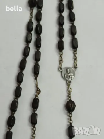 Стара  молитвена броеница ,разпятие,др, снимка 4 - Антикварни и старинни предмети - 47519168