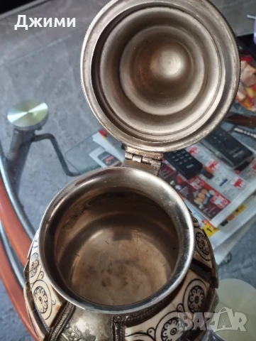 много стар чайник, снимка 12 - Антикварни и старинни предмети - 50504993