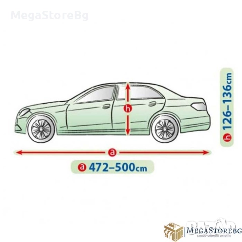 Покривало Kegel серия Mobile размер XL сиво за седан, снимка 2 - Аксесоари и консумативи - 52008207