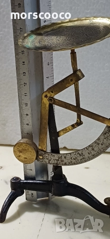 Стара малка пощенска везна -,,Hema"- 100гр. , снимка 3 - Антикварни и старинни предмети - 52912365