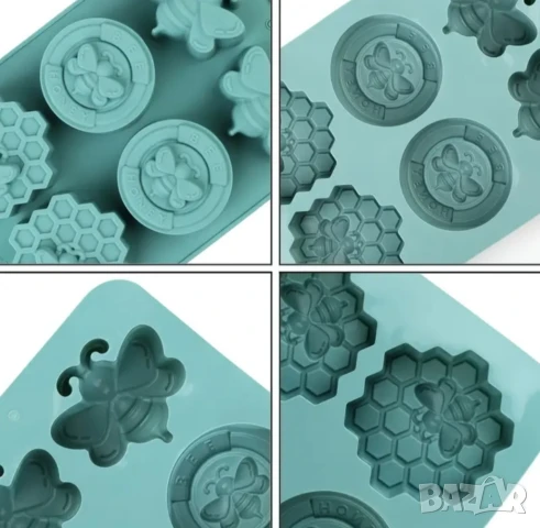 Молд пчелен кошер и пчели, снимка 5 - Форми - 50498752