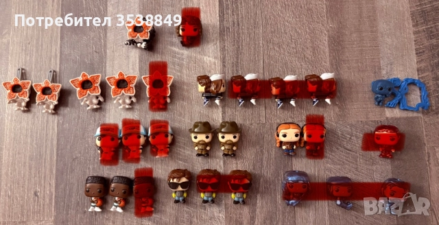 Фигурки на kinder joy Stranger Things