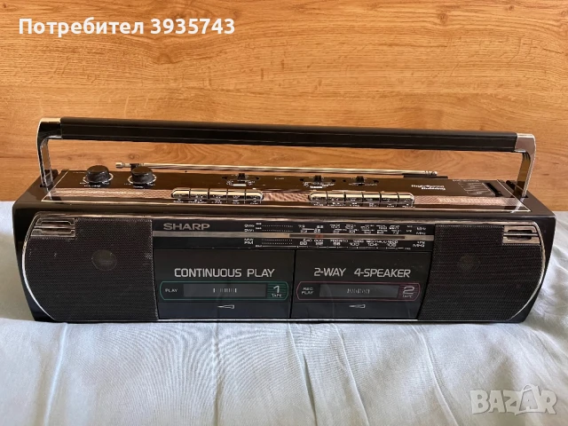 SHARP WQ 267Z Boombox радиокасетофон 
