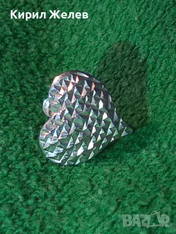 РОМАНТИЧНА СЪРЦЕВИДНА СРЕБЪРНА ОБЕЦА СРЕБРО 925 ФИНА МАЙСТОРСКА РЪЧНА АРТ ИЗРАБОТКА 46810, снимка 12 - Обеци - 46423778