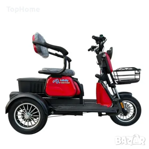 Електрическа триколка X3 1800W (50км+ пробег) 2026, снимка 3 - Мотоциклети и мототехника - 56128325