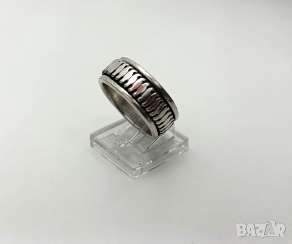 Масивна Сребърна Халка (проба 925)- 10,41 грама, снимка 2 - Пръстени - 53946494