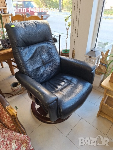 Кожено релакс кресло 