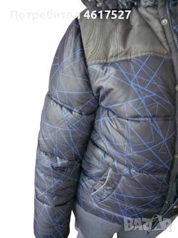 пухено яке Tom Tailor с качулка, снимка 5 - Якета - 52713384