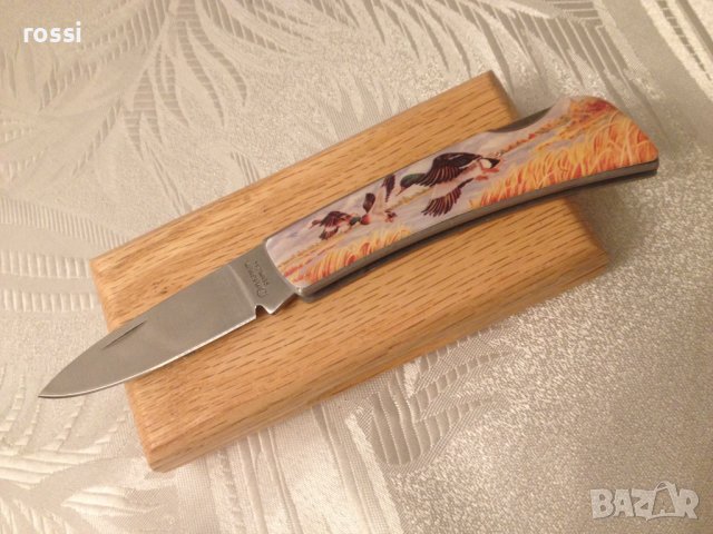Немски ловен нож MAGNUM Stainless с гъски специална кутия, снимка 4 - Ножове - 39828360