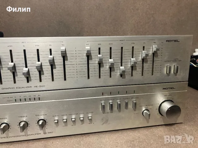 Rotel RA 550, RE 500, RT 820 L, снимка 5 - Ресийвъри, усилватели, смесителни пултове - 47874312