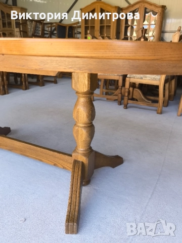 Разтегателна трапезна маса , снимка 5 - Маси - 51738647