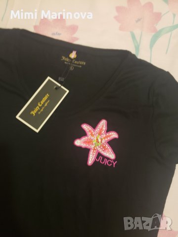 Памучна тениска Juicy Couture , снимка 3 - Тениски - 37984540