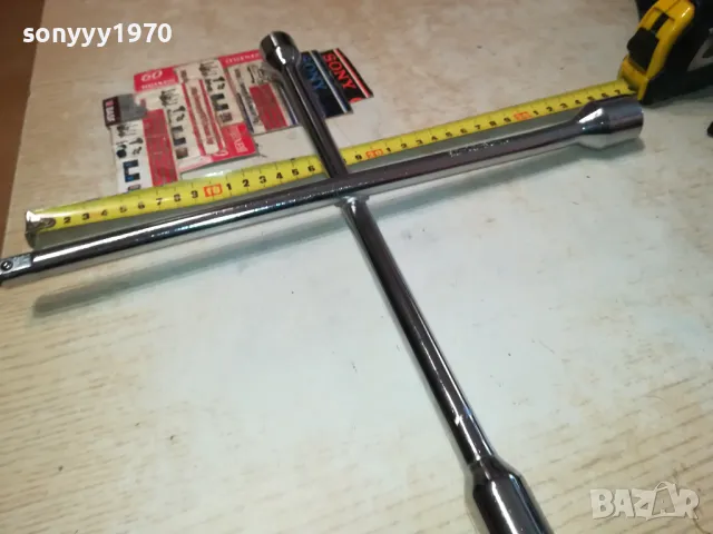 Кръстат ключ усилен 17мм/19мм/21мм + вложка 1/2 за камък по избор 2803251810, снимка 8 - Аксесоари и консумативи - 49678387