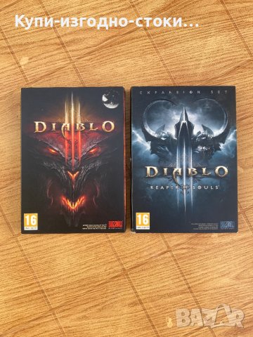 Diablo 3 и Diablo 3 Reaper pf Souls Expansion Set за PC, снимка 1