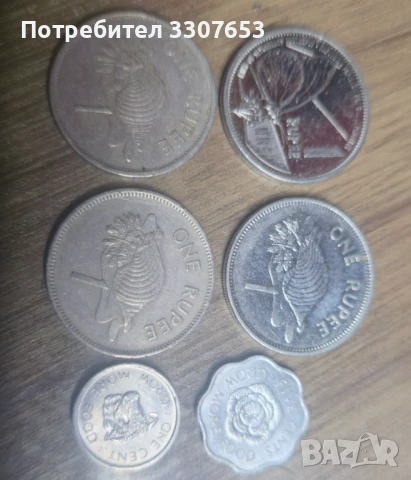 монети Сейшелските острови 6 бр