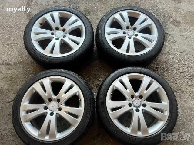 5х112 17 Джанти Mercedes C Class W 204 5x112 Мерцедес Ц класа, снимка 6 - Аксесоари и консумативи - 51734098