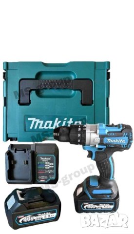 Акумулаторен Ударен Винтоверт Makita Железен Потронник 40V 5ah МАКИТА , снимка 1