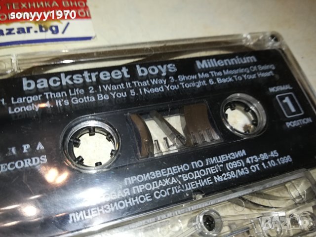 BACKSTREET BOYS-КАСЕТА 1610231030, снимка 6 - Аудио касети - 42590776