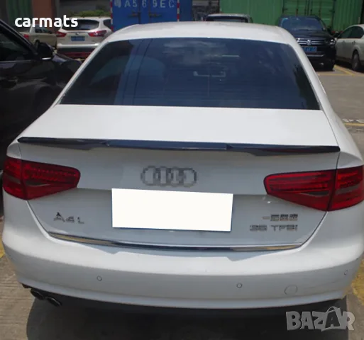 Спойлер за багажник за Audi A4 B8 (2009-2012) - M4 Style - черен гланц