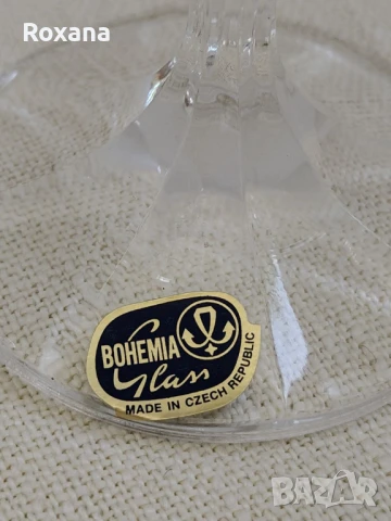 Две кристални чаши Bohemia, снимка 4 - Чаши - 51104280
