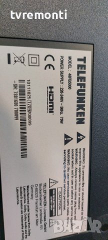 MAIN BOARD ,17MB211S , for TELEFUNKEN 48FB5000 48inc DISPLAY VES480UNDS-2D-N12, снимка 8 - Части и Платки - 42057170