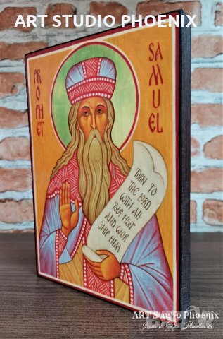 Икона на Свети пророк Самуил ikona sveti prorok samuil, снимка 3 - Икони - 34248953