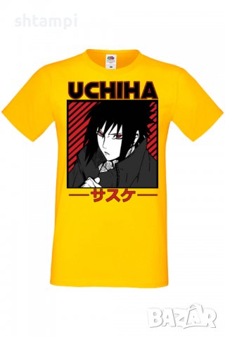 Мъжка тениска Naruto Sasuke Uchiha 02,Анимация,игра,Празник,Повод,, снимка 10 - Тениски - 38121995