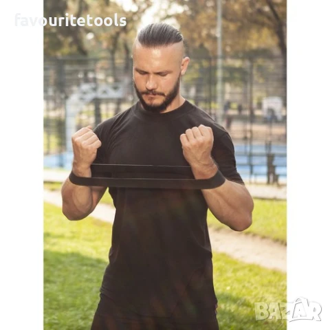 Фитнес ластици Trizand - 5 броя, снимка 8 - Други спортове - 51246568