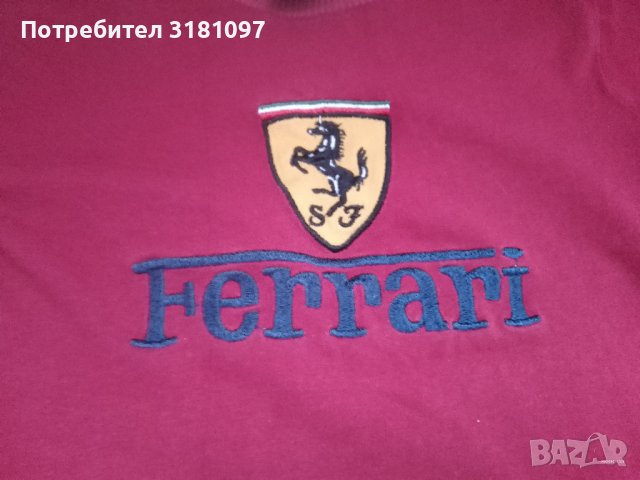 Детски шорти / къси панталони и червена тениска с лого и надпис Ферари за момче 3- 5 годишно, снимка 4 - Детски тениски и потници - 37630493