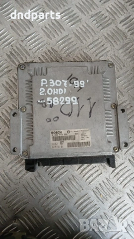 Компютър Peugeot 307 2.0 HDI 1999 0281010252 9635158180 EDC15C2