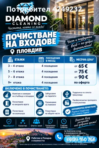 Почистване на входове