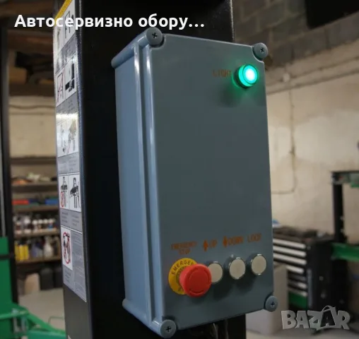 Двуколонен автомобилен подемник ROCKFORCE RF4.0-2DE, 4 тона, 220V с електрически контри , снимка 6 - Други инструменти - 55944371