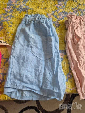 къси ленени панталони, снимка 4 - Панталони - 51270409