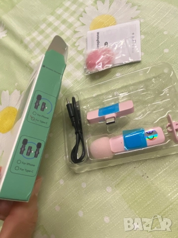 Безжичен микрофон за мобилен телефон, снимка 4 - Микрофони - 52021302