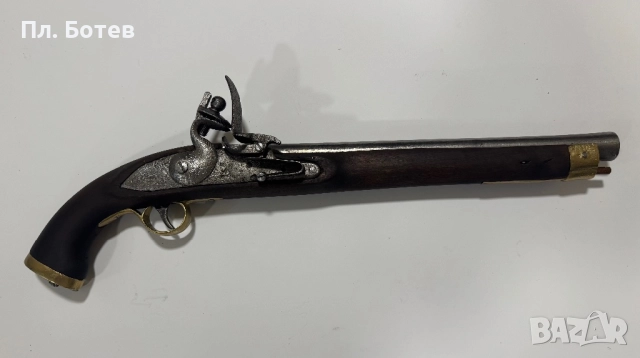 Стар кремъчен пищов, пистолет, револвер