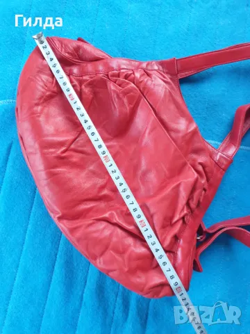 автентична чанта Pollini естествена кожа налична, снимка 9 - Чанти - 50057961