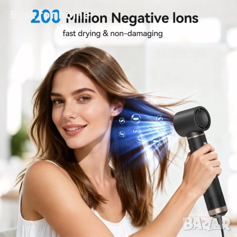 Професионален стайлър за коса 5 в 1 XRSTech – Сешоар, Маша, Преса и Четка за обем, снимка 3 - Други - 52966384