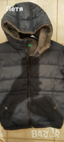 Benetton отлично топло яке 160 см. 