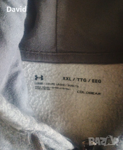 Оригинално Мъжко горнище Under Armour Rival Fleece FZ Hoodie, снимка 4 - Спортни дрехи, екипи - 53287637
