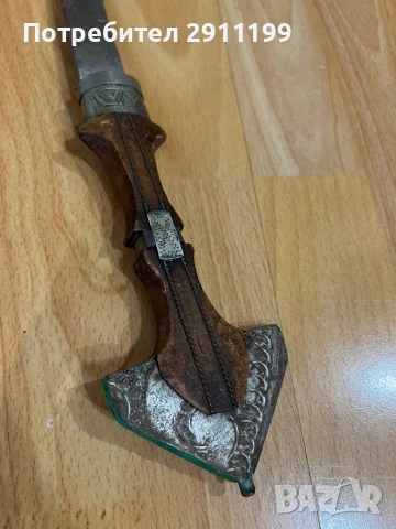 Стара арабска кама / ханджар, снимка 5 - Антикварни и старинни предмети - 54281210
