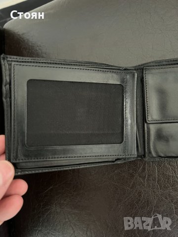 Мъжки портфейл от естествена кожа Bond, снимка 4 - Портфейли, портмонета - 42758364