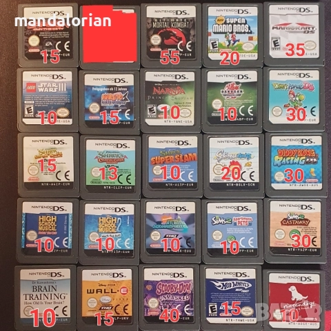 Nintendo 3ds, dsi, ds игри