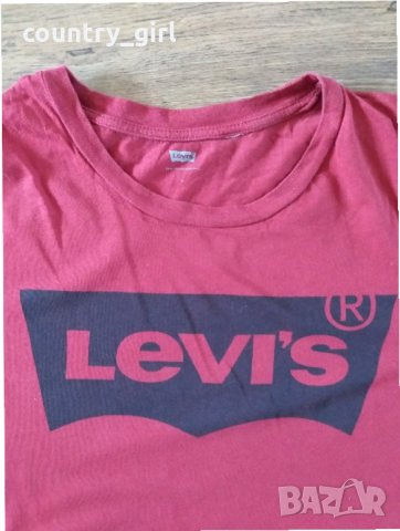 Levi's The Perfect Logo T-Shirt - страхотна дамска тениска, снимка 3 - Тениски - 29658120