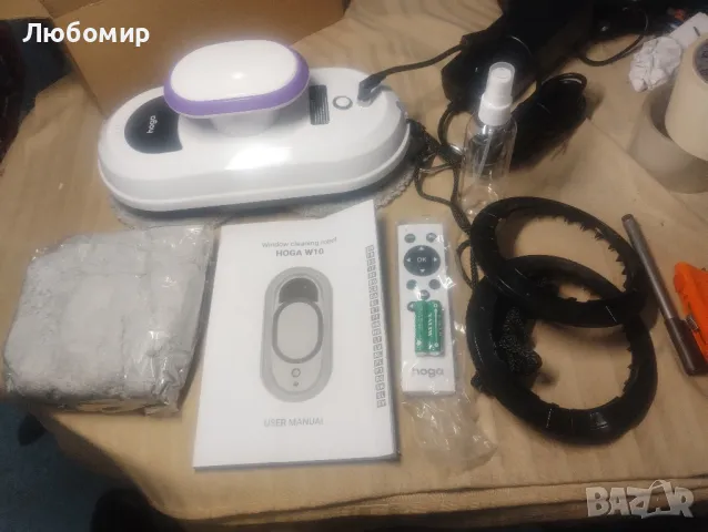 Робот за почистване на прозорци HOGAW10 с дистанционно B-STOCK, снимка 3 - Други - 47723422